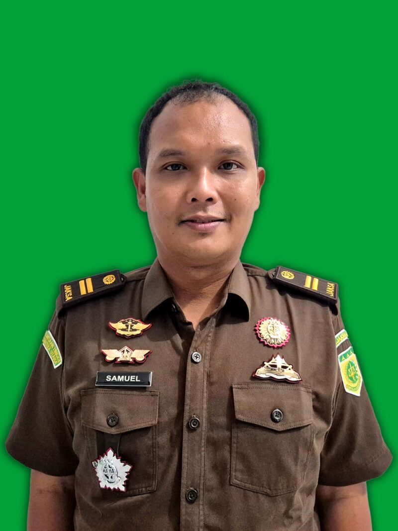 Kepala Seksi Intelijen Kejari Kabupaten Kepulauan Talaud, Samuel Naibaho, S.H., M.H.